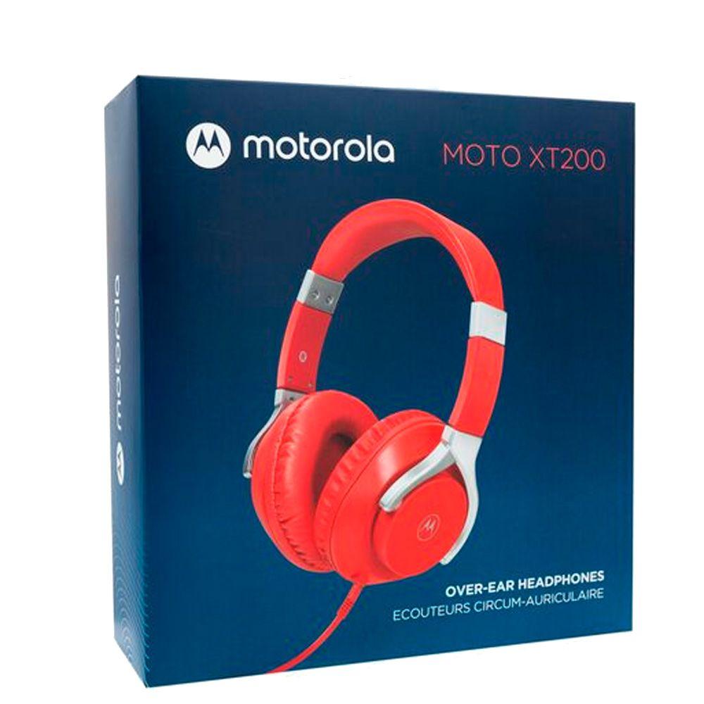 Audífono Motorola Xt 200 C/cable Rojo-2