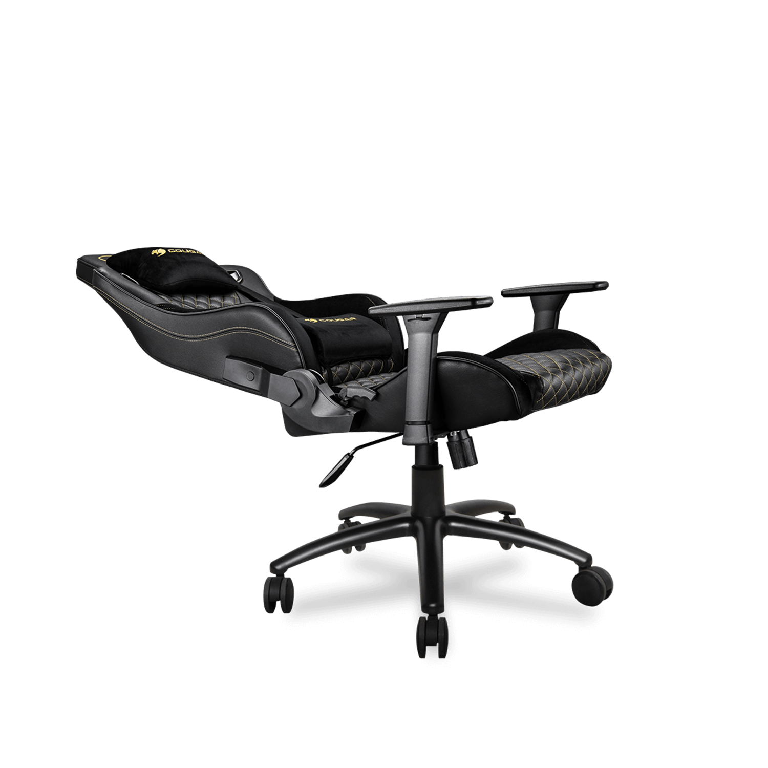 Silla Gamer Cougar Explorer S Royal Negro Dorado Ajustable-4