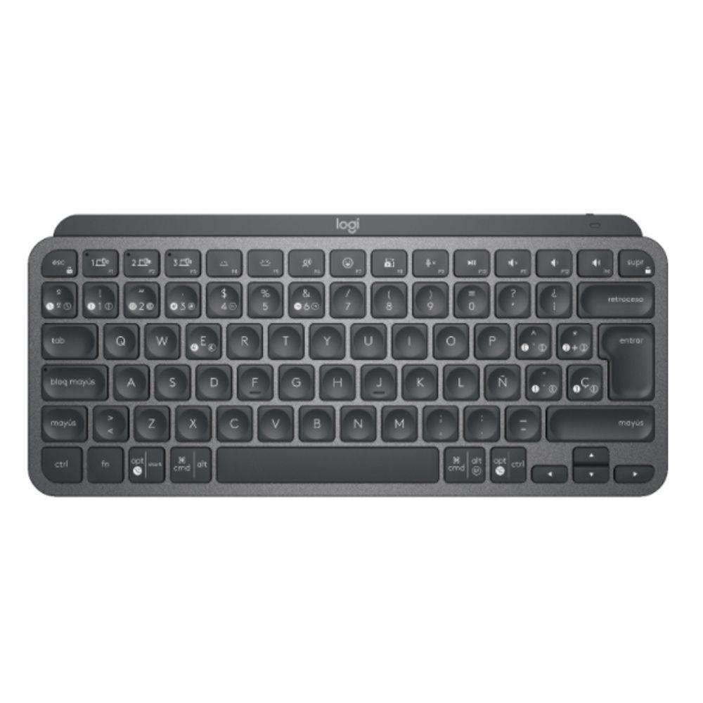 Teclado Logitech MX Keys Mini Negro Inalambrico Bluetooth-0