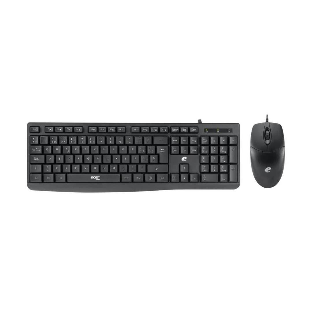 COMBO TECLADO + MOUSE ACER NEGRO K040-1