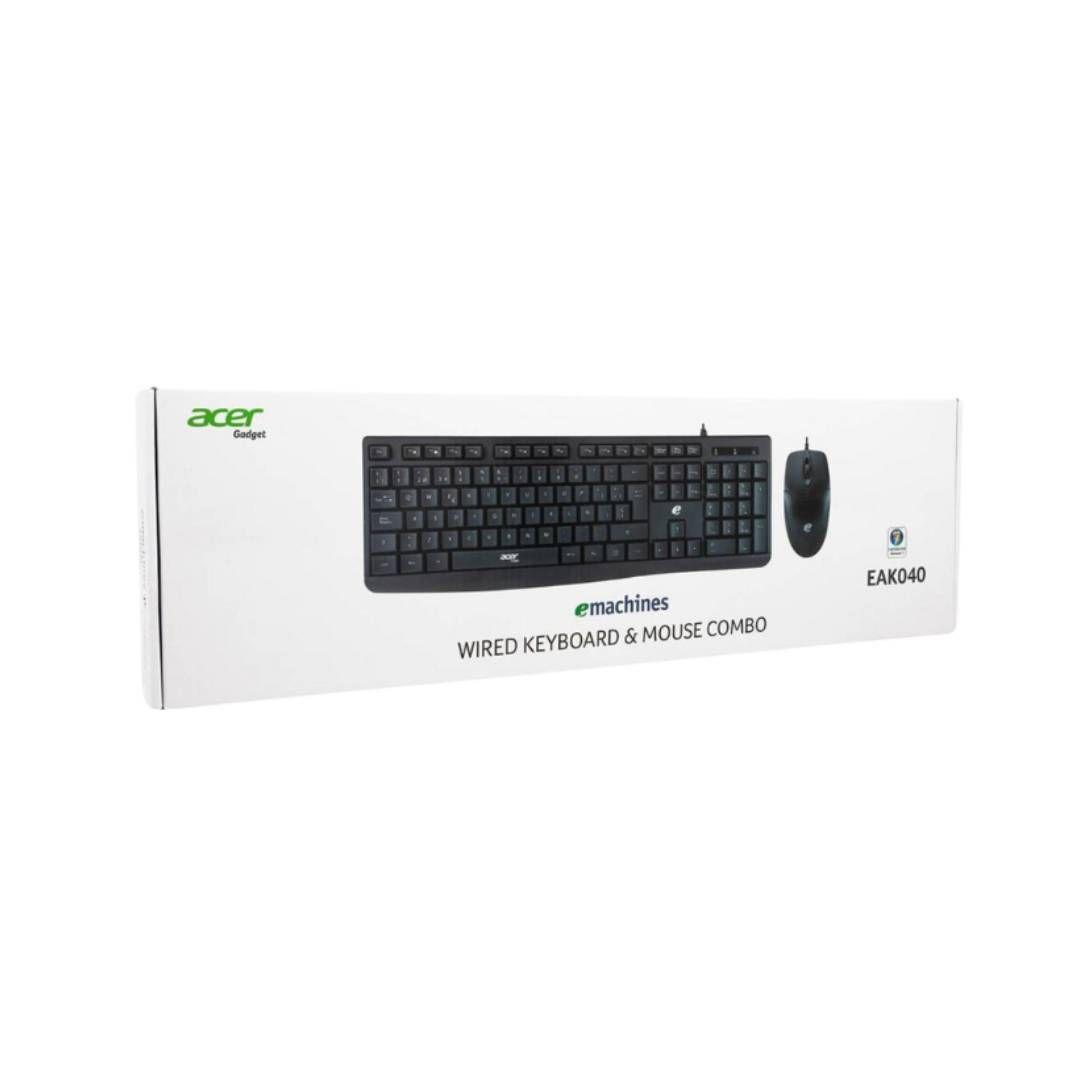 COMBO TECLADO + MOUSE ACER NEGRO K040-2