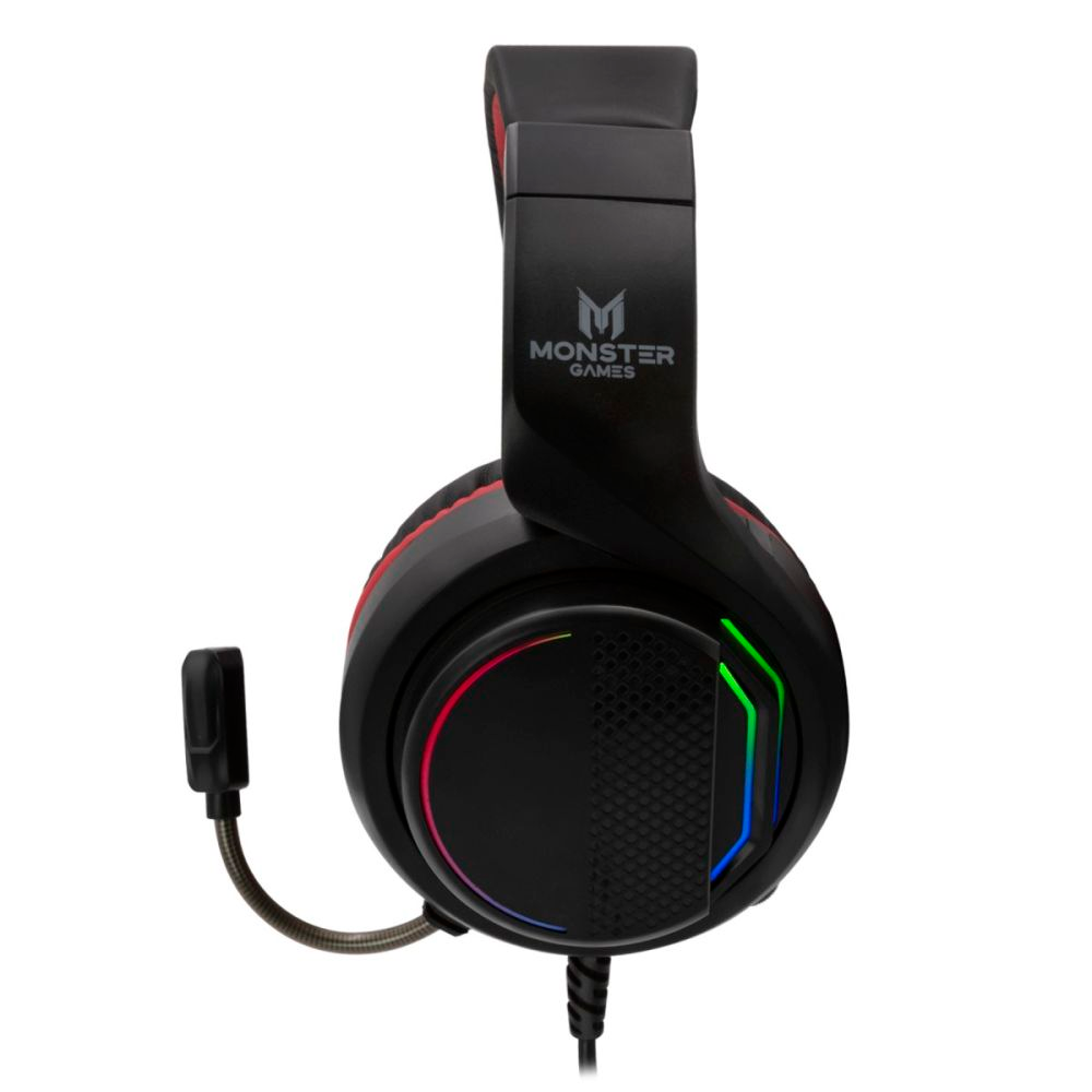 Audifonos Gamer Monster Games Snap RGB USB Jack 3.5mm-3