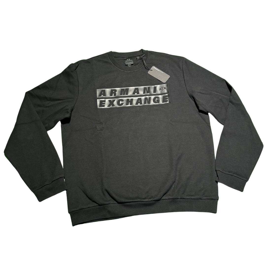 Poleron negro Armani Exchange talla M-0
