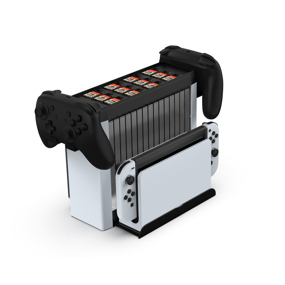 DOBE - Base de almacenamiento multifuncional Nintendo Switch-2