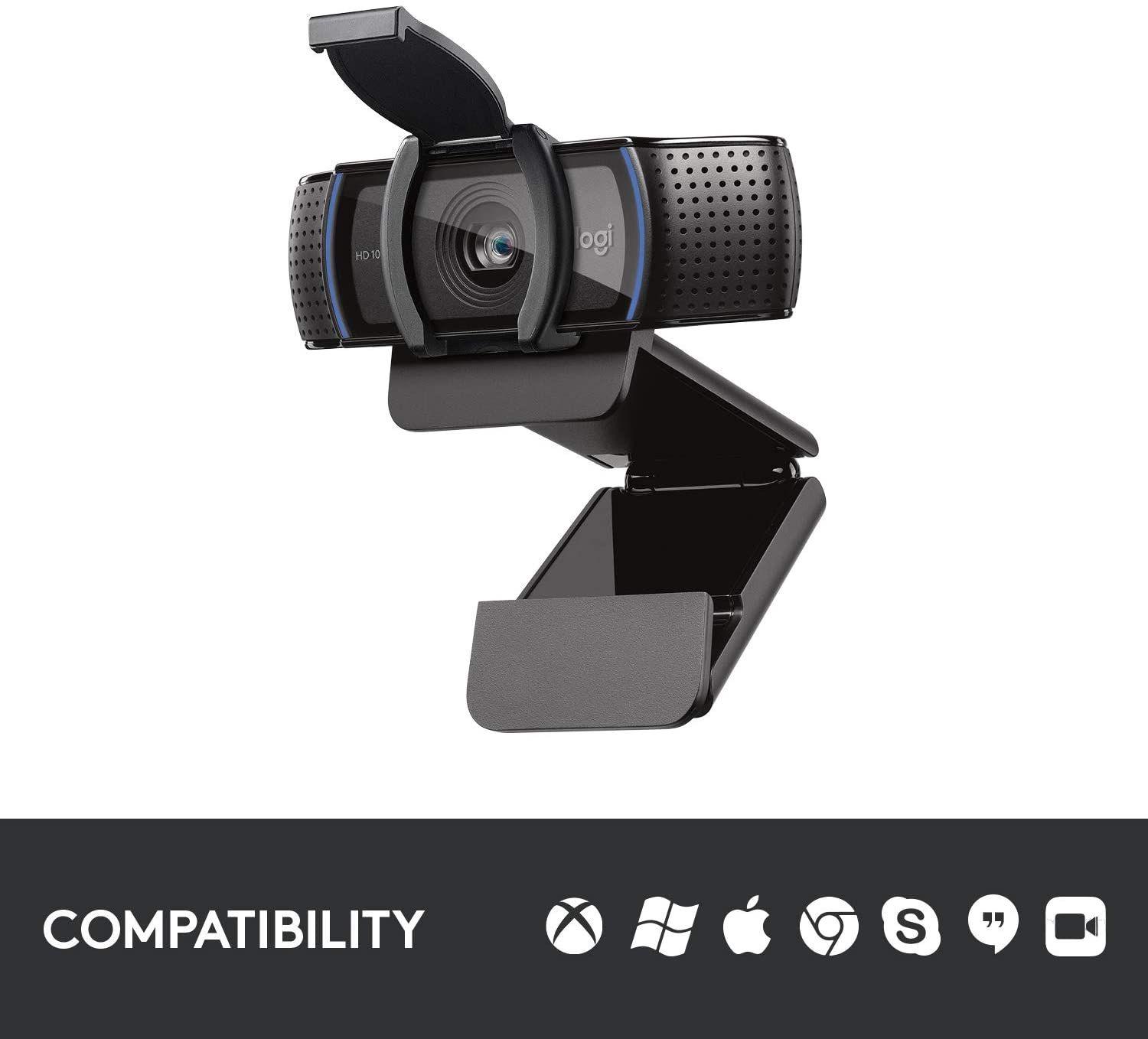 Camara Web Logitech C920s Full HD Con microfono USB-4