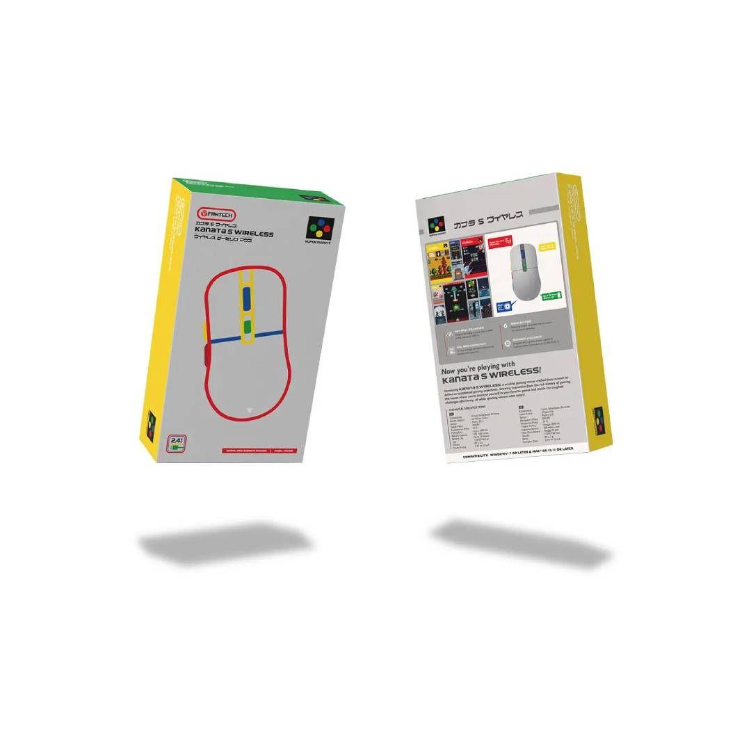 Mouse Inalambrico Kanata S WG9s SNES SuperFamicom Edition-3