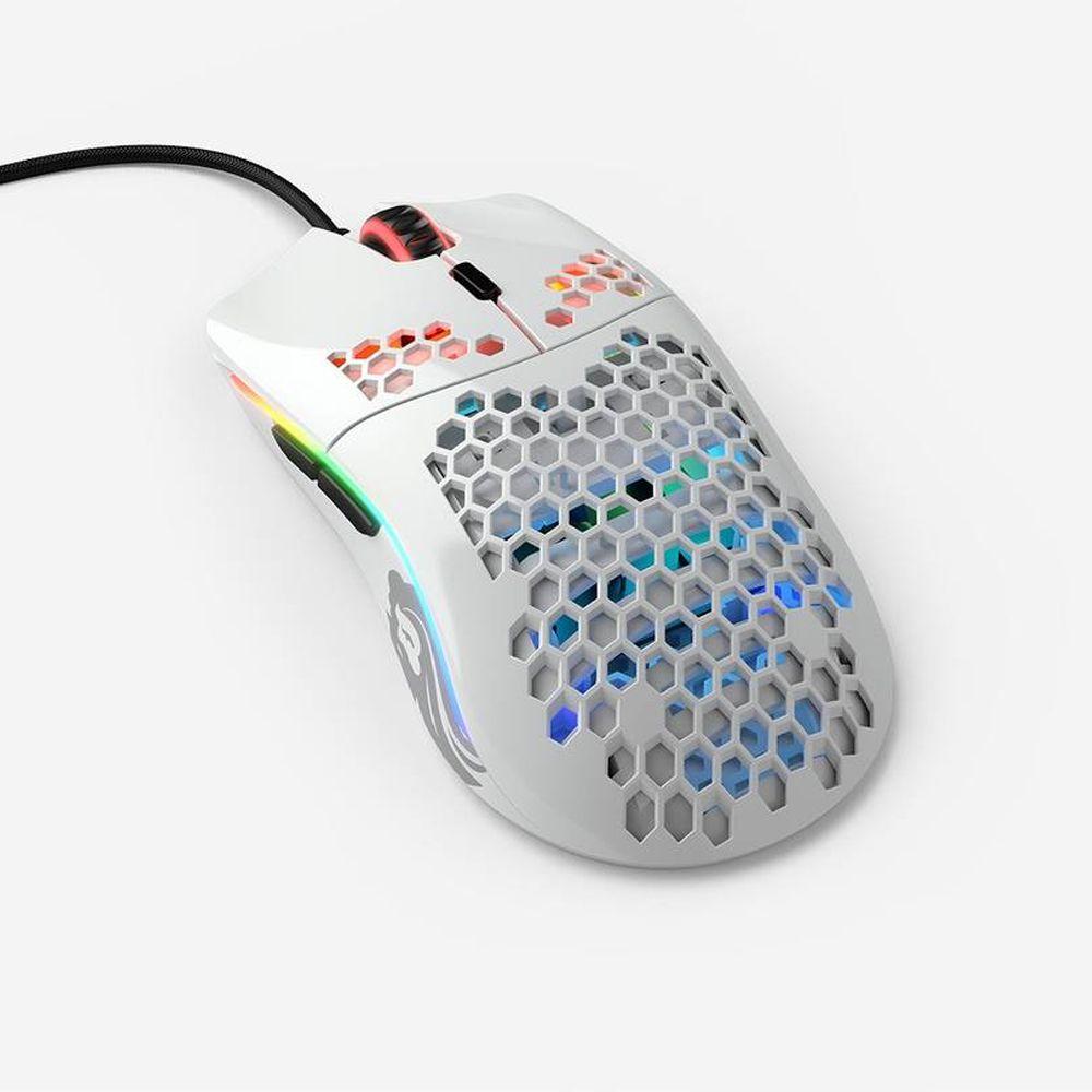 Mouse Gamer Glorious Model O Glossy White 12000 Dpi-1