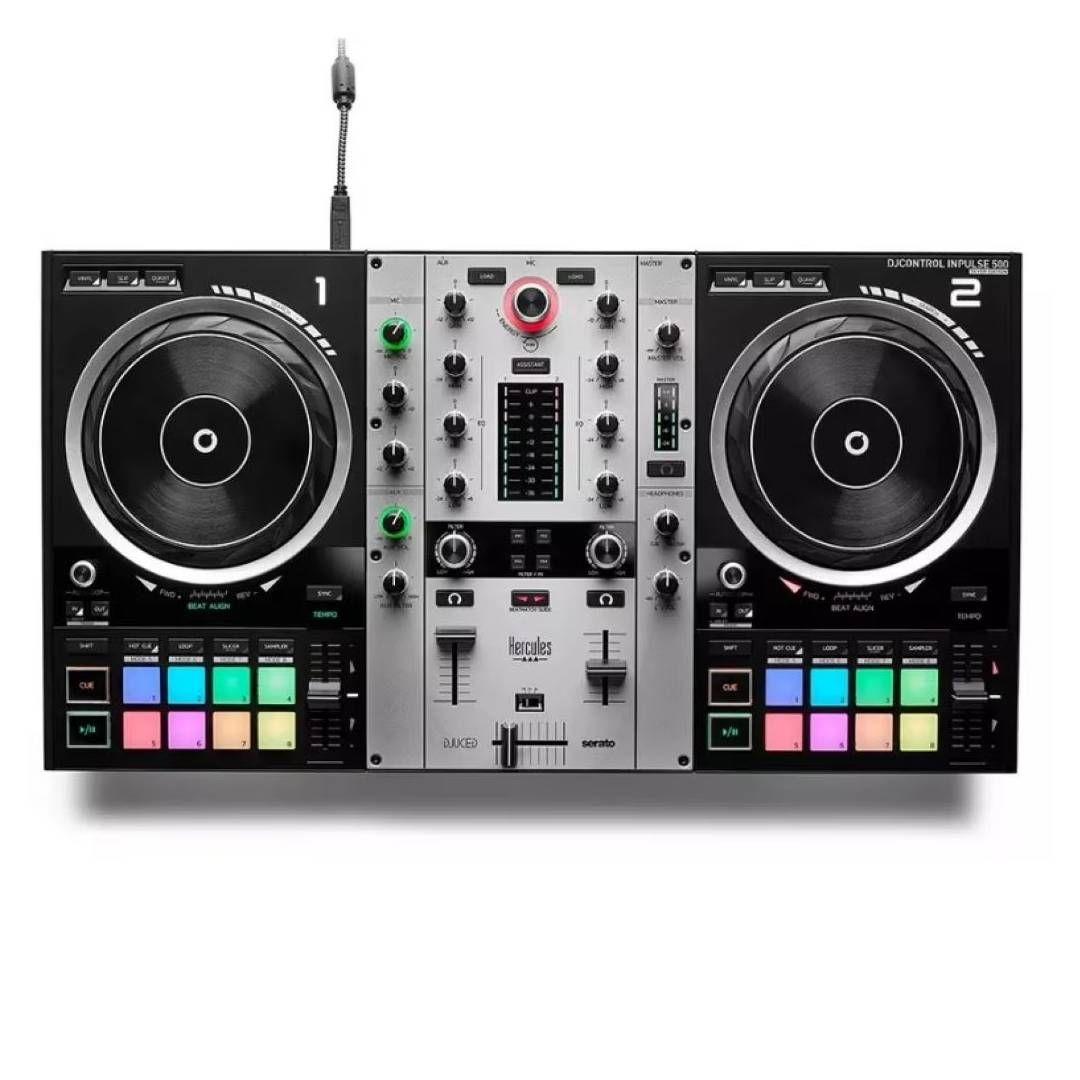 Controladora DJ Hercules DJControl Inpulse 500 Silver Edition-0