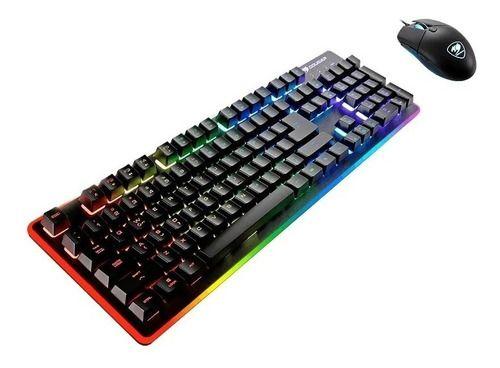 Kit Gamer Teclado Mecánico Mouse Cougar Deathfire Ex Rgb-0
