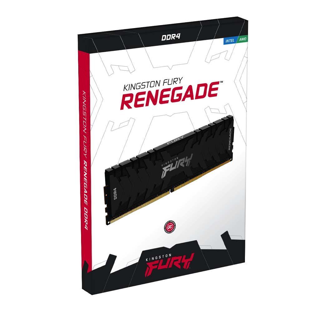 Memoria RAM Kingston Fury Renegade Black 32gb x 3200Mhz-3