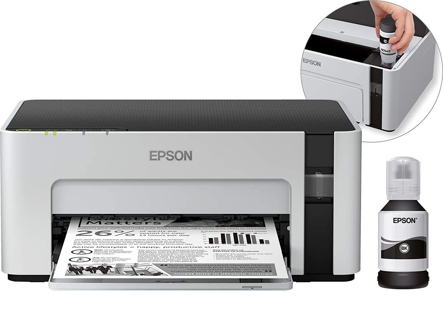 Impresora Epson Ecotank M1120 Blanco Monocolor Wifi-3