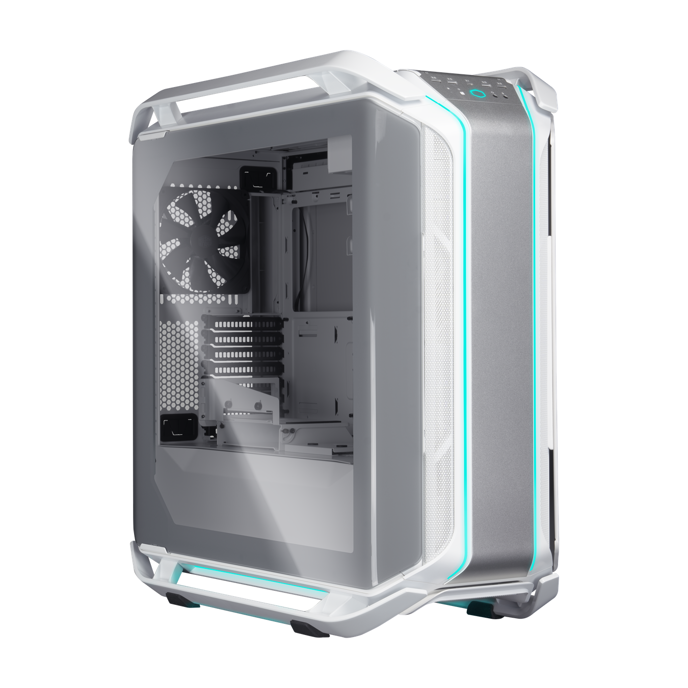 Gabinete Gamer Cooler Master Cosmos C700M White Edition-0