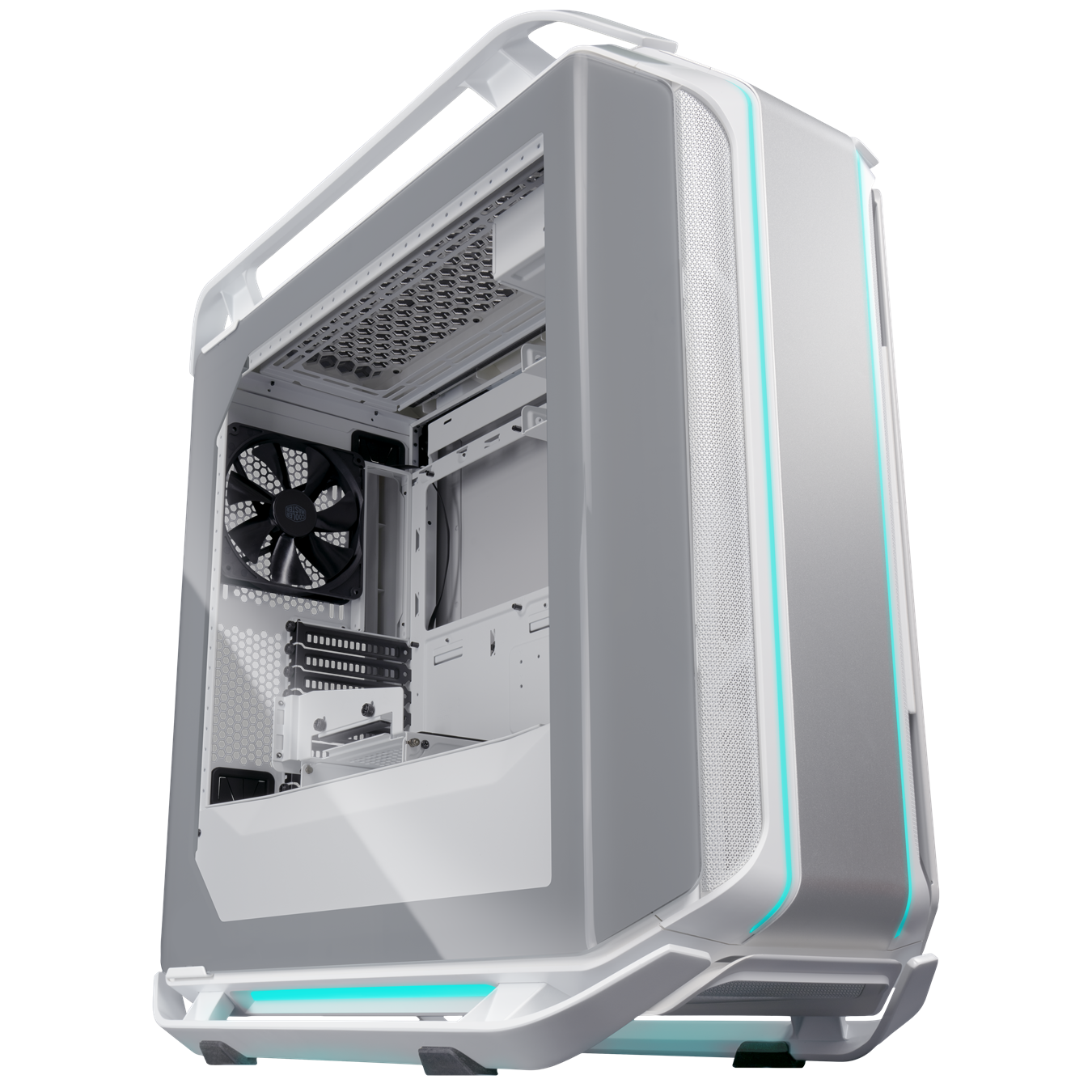 Gabinete Gamer Cooler Master Cosmos C700M White Edition-1