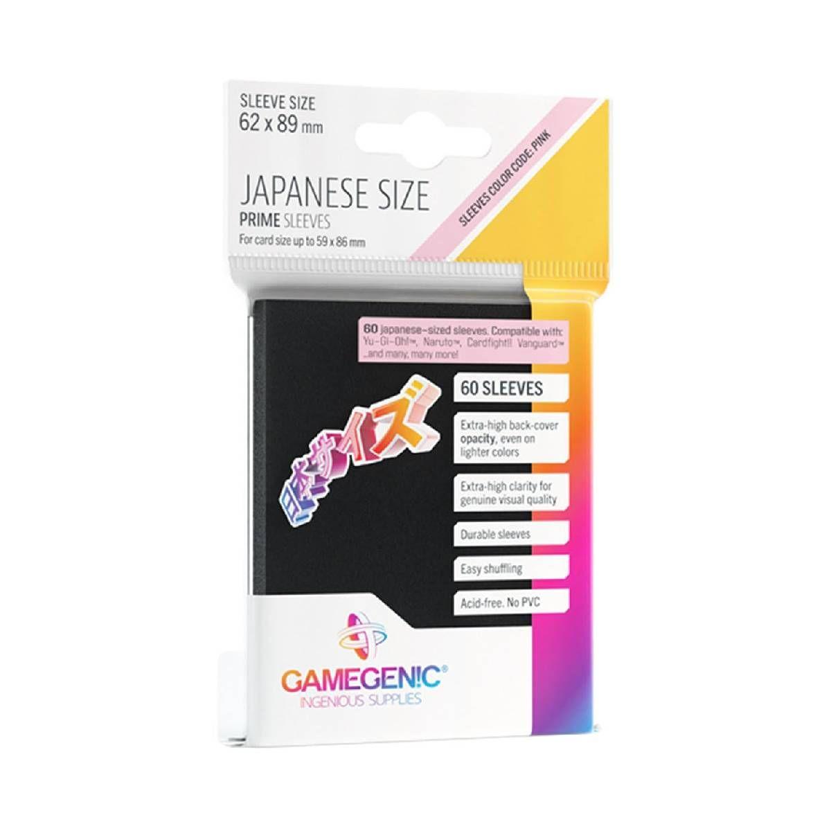 Protectores Prime Gamegenic - Black (62 x 89 mm) (60ct)-0