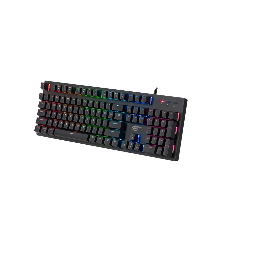 Teclado Mecanico Rgb Usb Gamenote Havit Kb858l Outemu Keypad-2