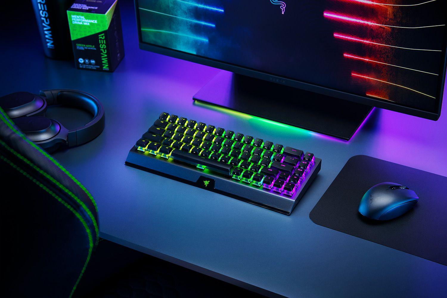 Teclado Gamer Razer Blackwidow V3 Mini SW Yellow Español-4