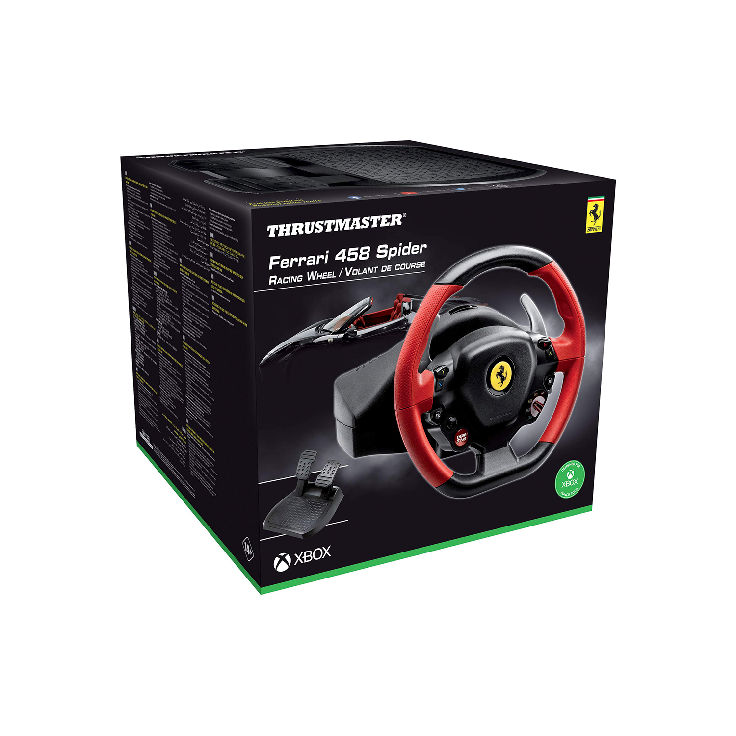 Volante Gamer Thrustmaster Ferrari 458 Spider Xbox USB-4