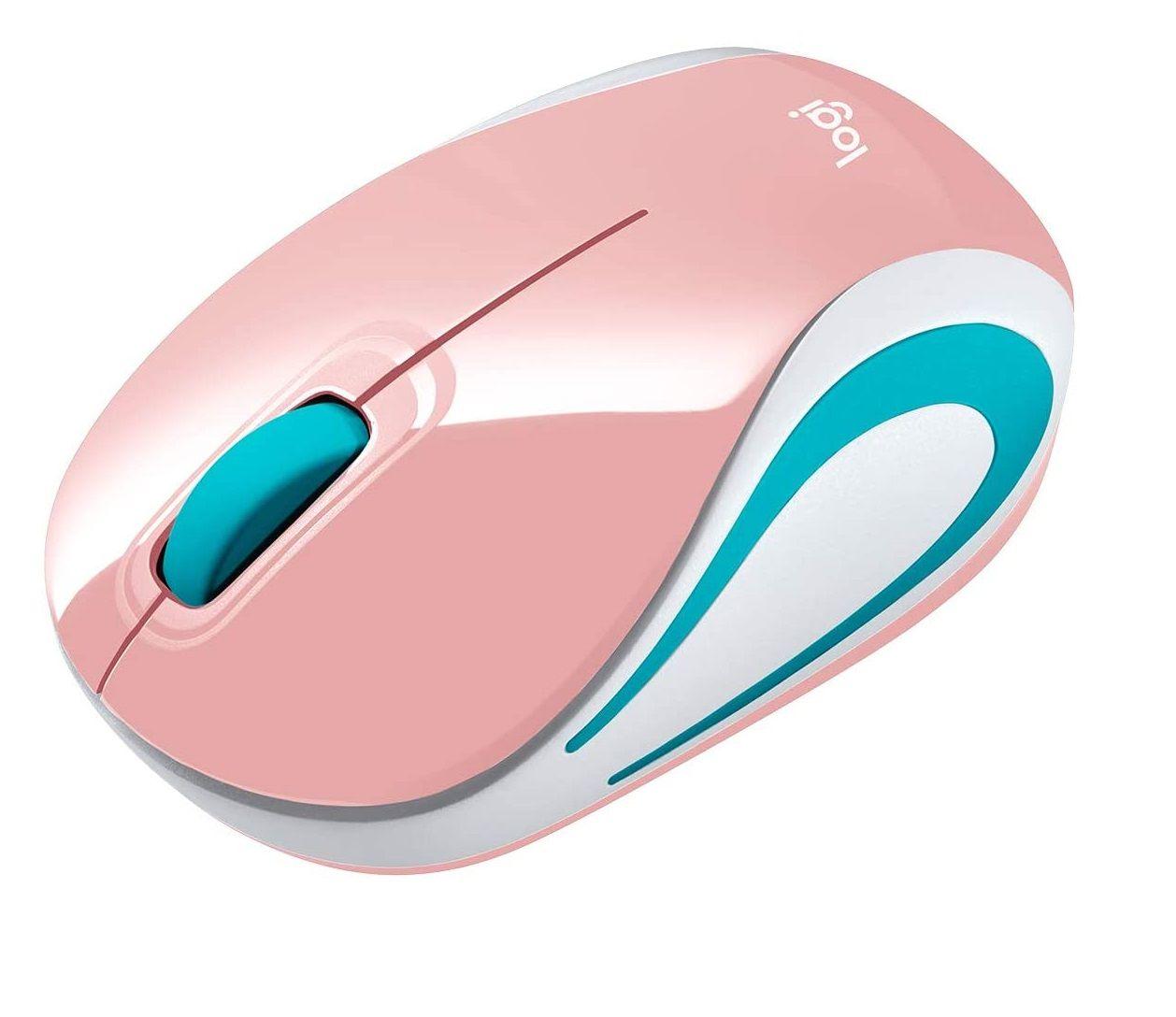Mouse Logitech Mini M187 Inalambrico Rosa-1
