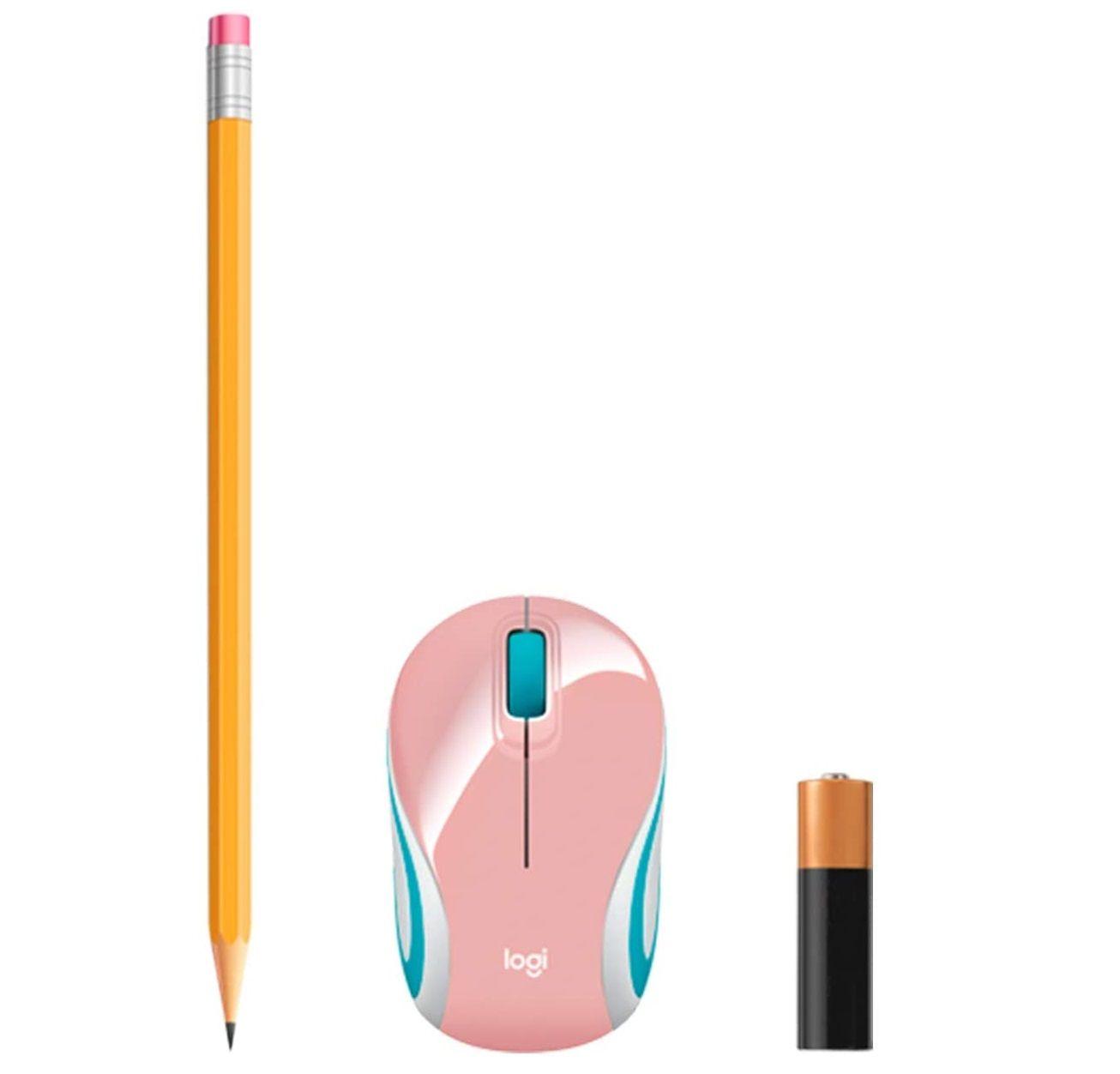 Mouse Logitech Mini M187 Inalambrico Rosa-2