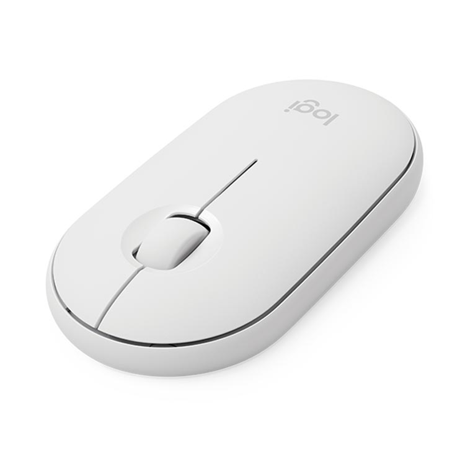 Mouse inalámbrico Logitech Pebble M350 Blanco 1000dpi-0
