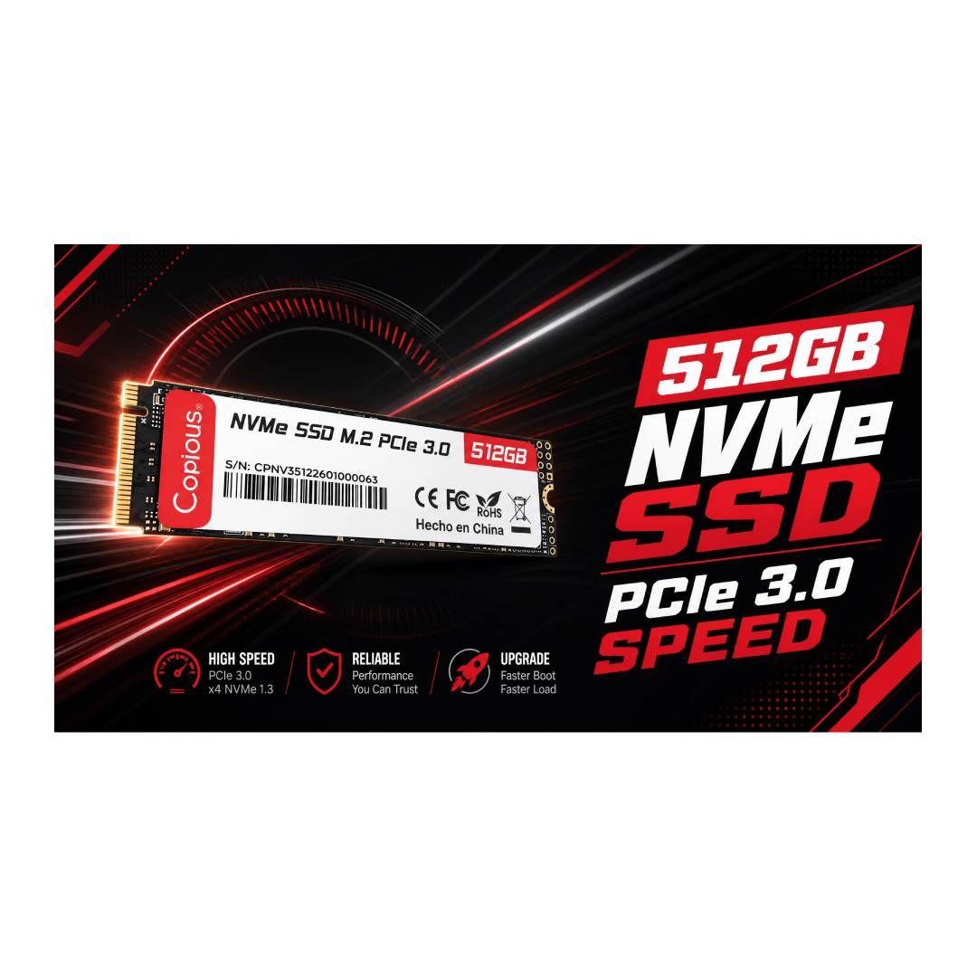 Disco Duro SSD Copius 512 GB M.2 NVMe PCIe 3.0-2