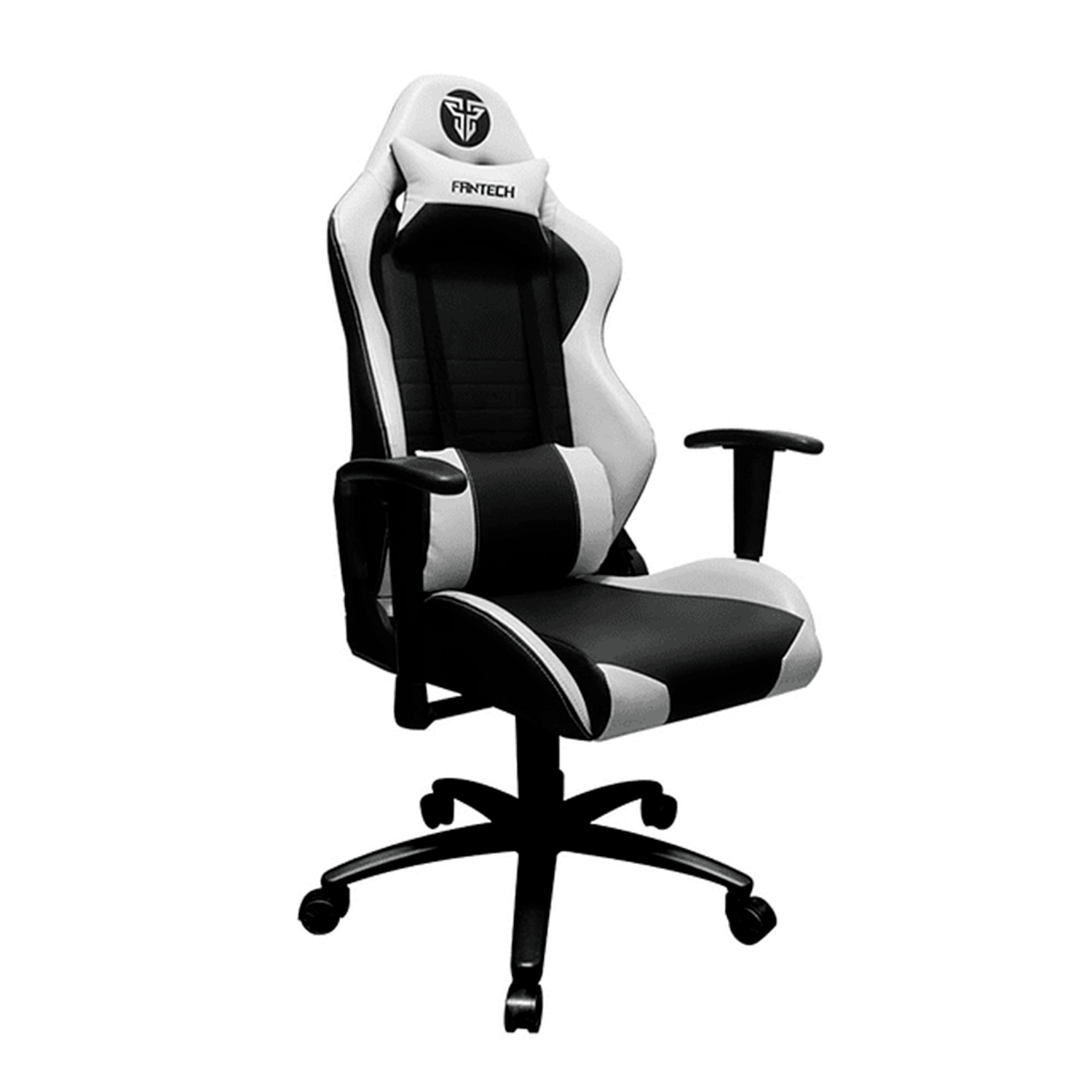 Silla Gamer Fantech GC 182 Alpha White Apoyabrazos 3d-1