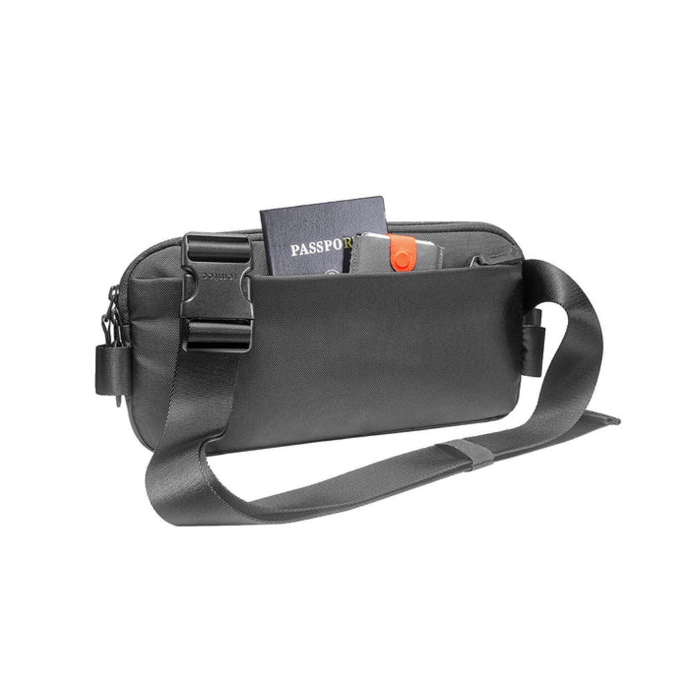 Tomtoc Bolso Sling Minimalista Urban para NS/iPad 8" Negro-3