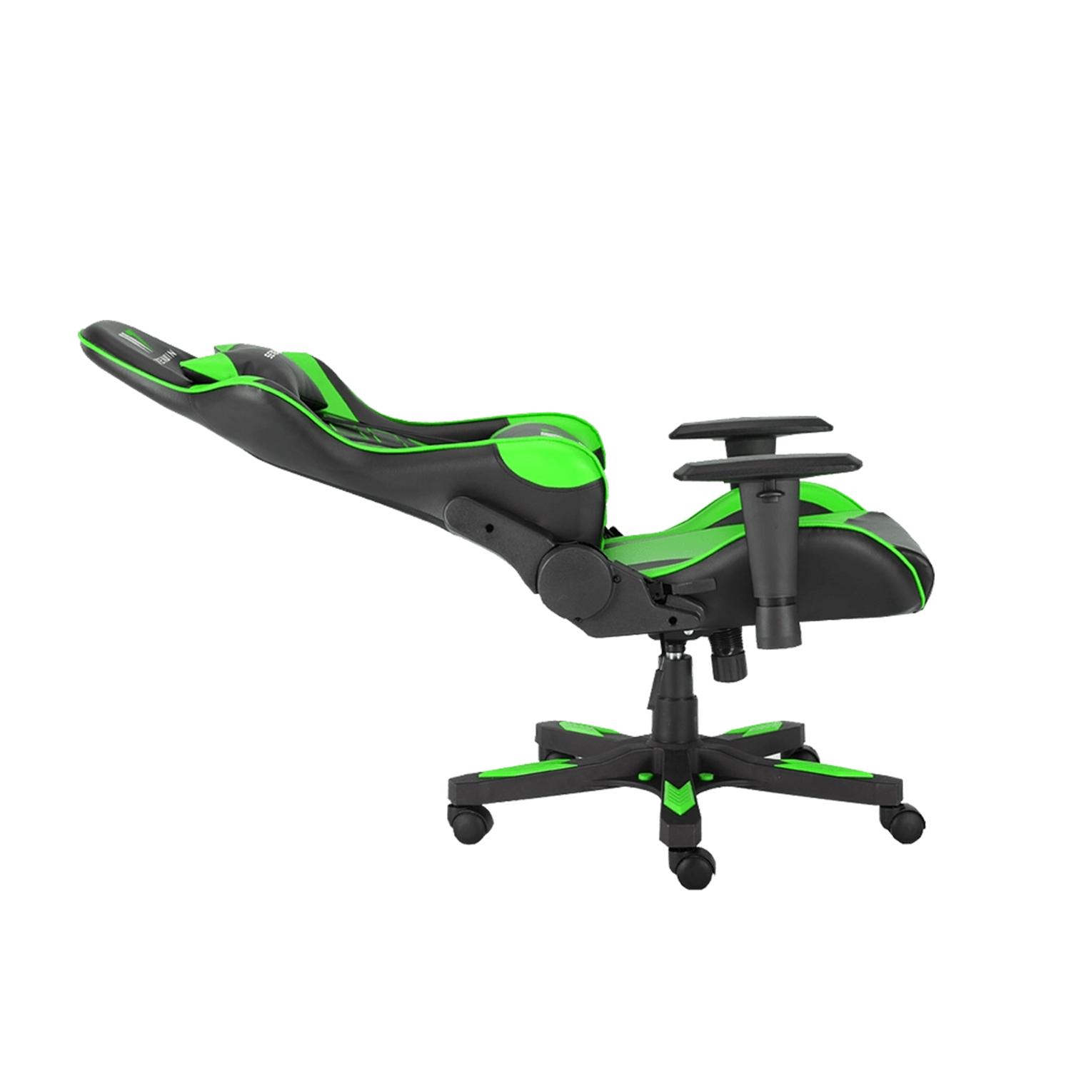 Silla Gamer Sevenwin Ascension Green Ajustable Apoyabrazo 3d-3