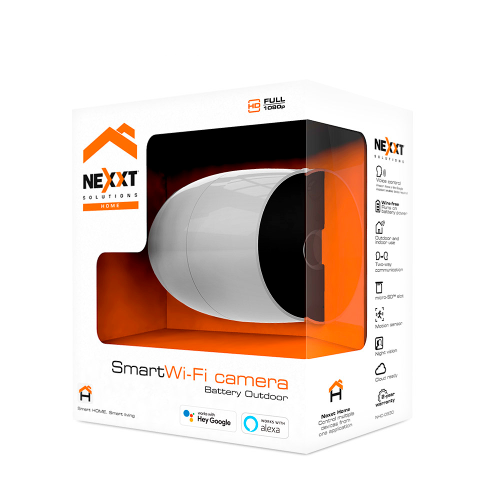 Cámara inteligente Nexxt para Exterior Wi-Fi Nexxt Full HD-3