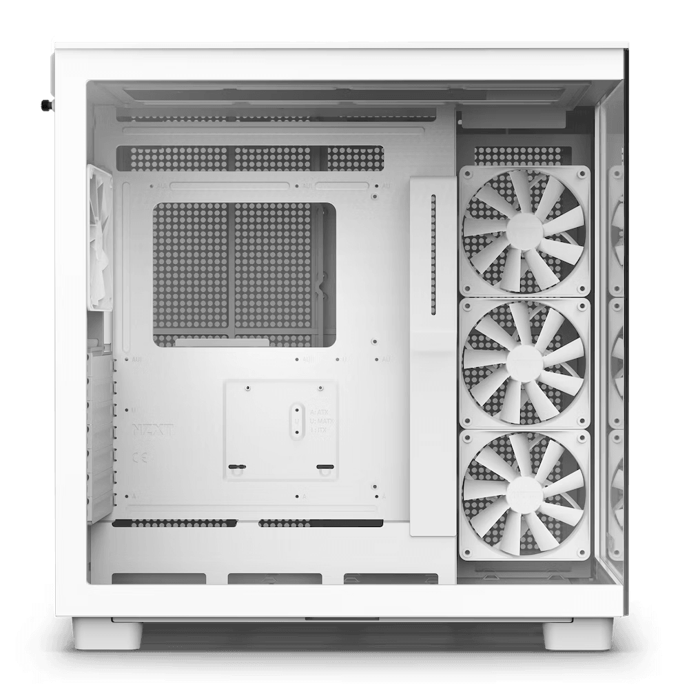 Gabinete NZXT H9 Flow ATX Mid T Blanco-4