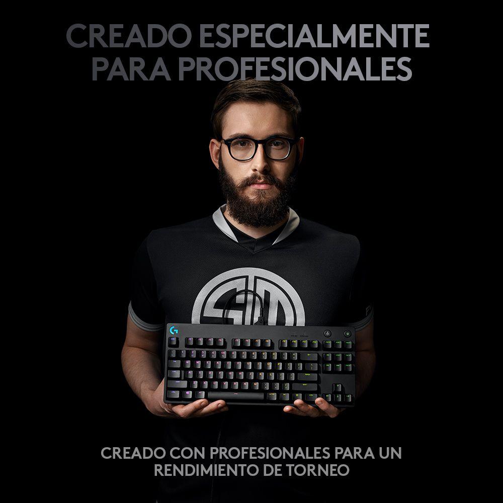Teclado gamer Logitech G Pro QWERTY GX Blue Clicky inglés-7