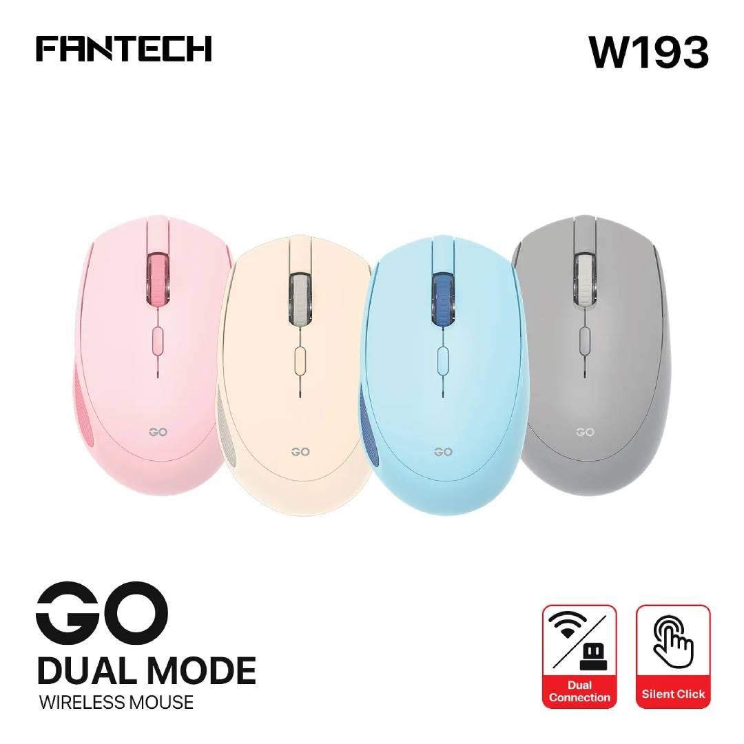 Mouse Inalámbrico Fantech W193 GO Dual Mode Beige-6