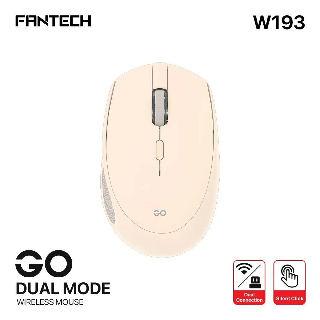Mouse Inalámbrico Fantech W193 GO Dual Mode Beige-7