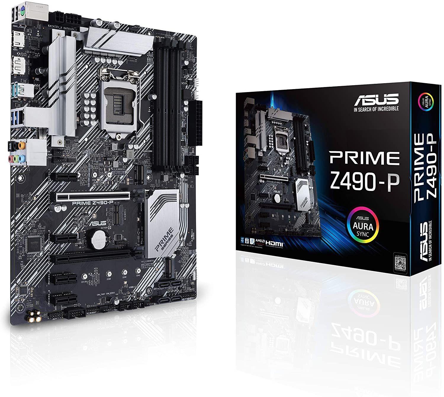 Placa Madre ASUS Prime Z490-P INTEL LGA1200 ATX-0