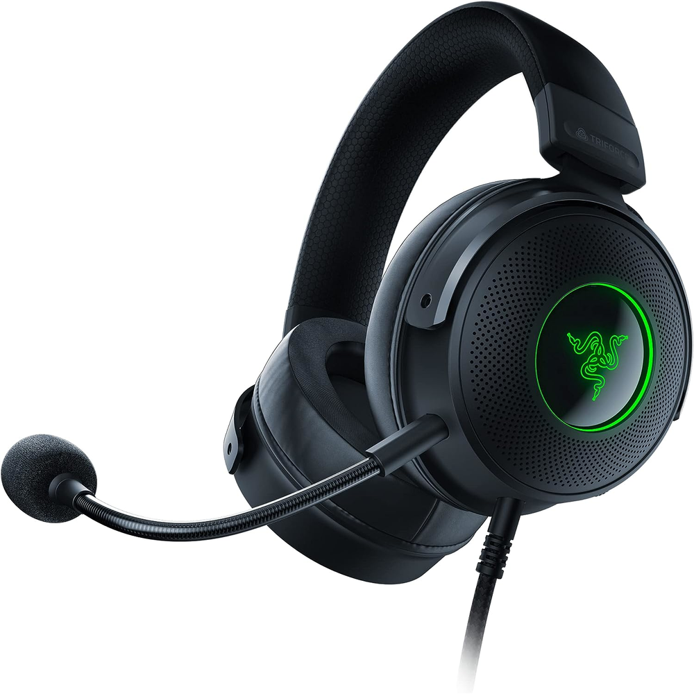 Audifono Gamer Razer Kraken V3 Negro 50mm Cable-0