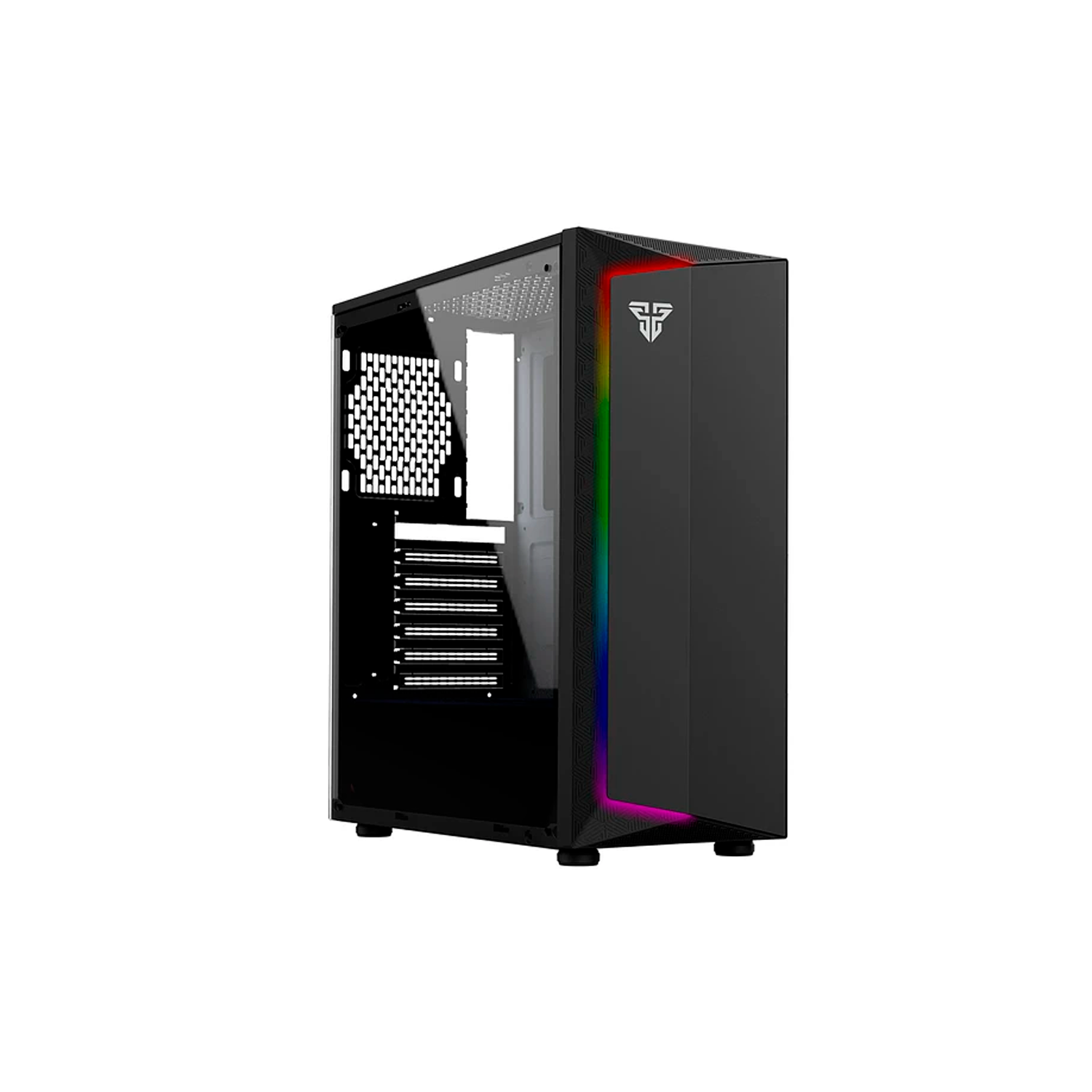 Gabinete Gamer Fantech CG75 RGB Mid Tower ATX-0