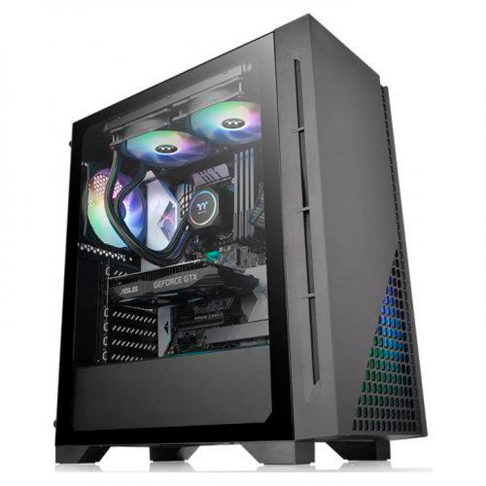 Gabinete Gamer Thermaltake H330 TG Negro ATX-0