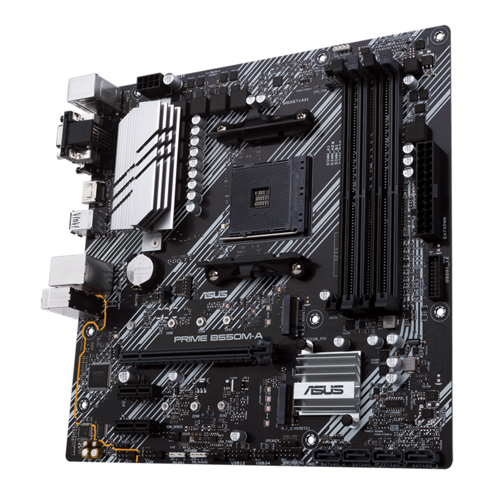 Placa Madre Asus Prime B550M-A C-S-M MicroATX AM4-4