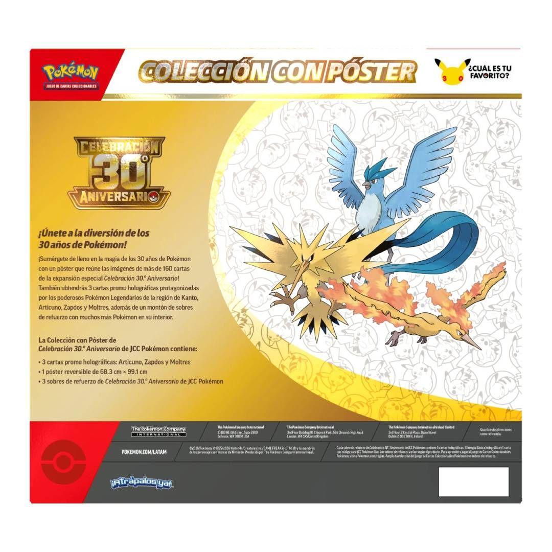 Pokémon TCG: 30th Celebration Poster Collection INGLES-1