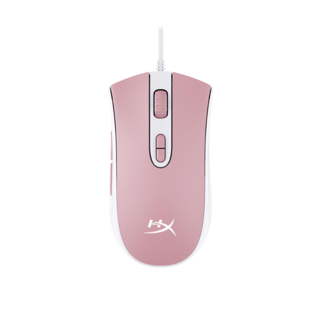 Mouse Gamer HyperX Pulsefire Core White Pink 6200DPI-2