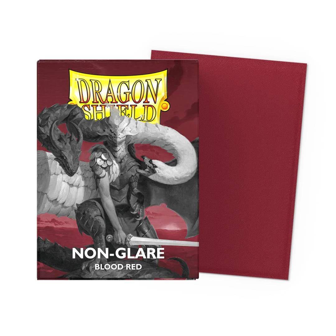 Protector Dragon Shield Standard- Matte Non-Glare Blood Red-0