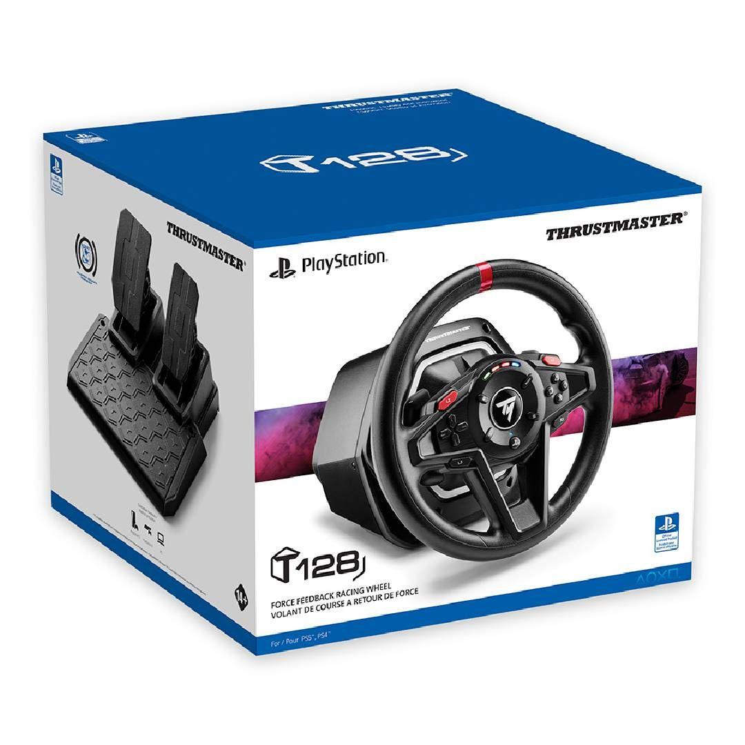 Volante de Carreras Thrustmaster T128 para PS5, PS4, PC-3