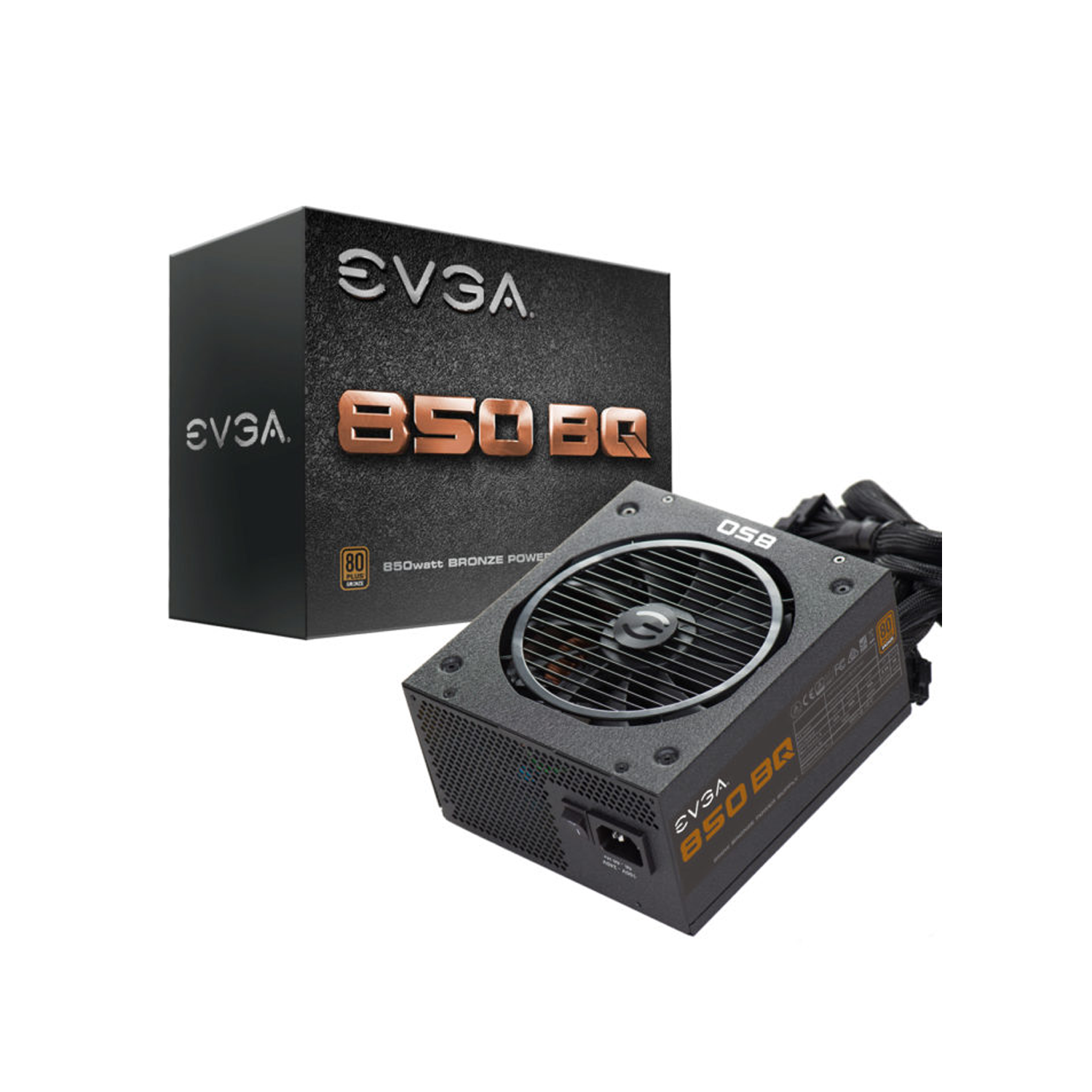 Fuente de Poder EVGA 850W BQ 80+ Bronze Semimodular-0