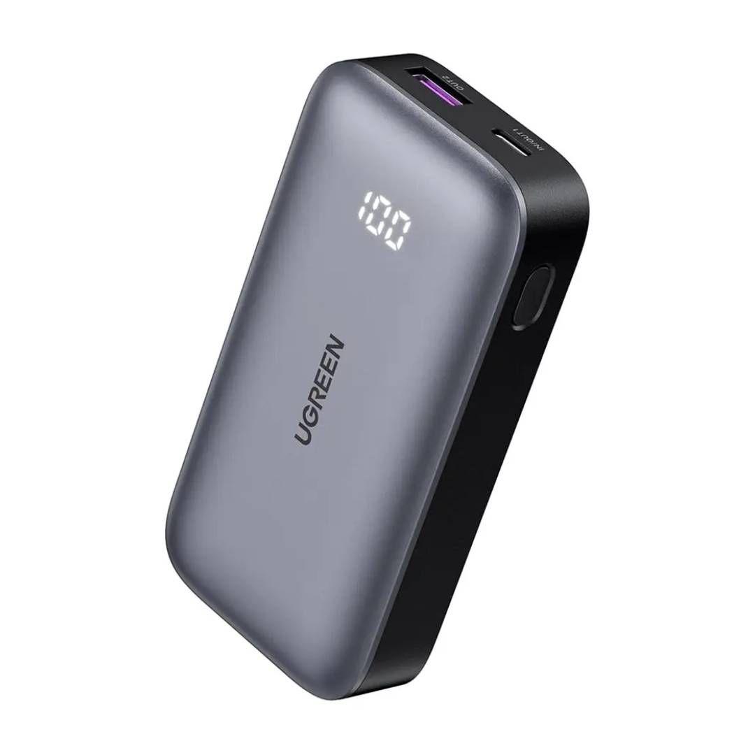 Bateria Portatil Ugreen PB502 10000mAh con Mini Pantalla 30W-0