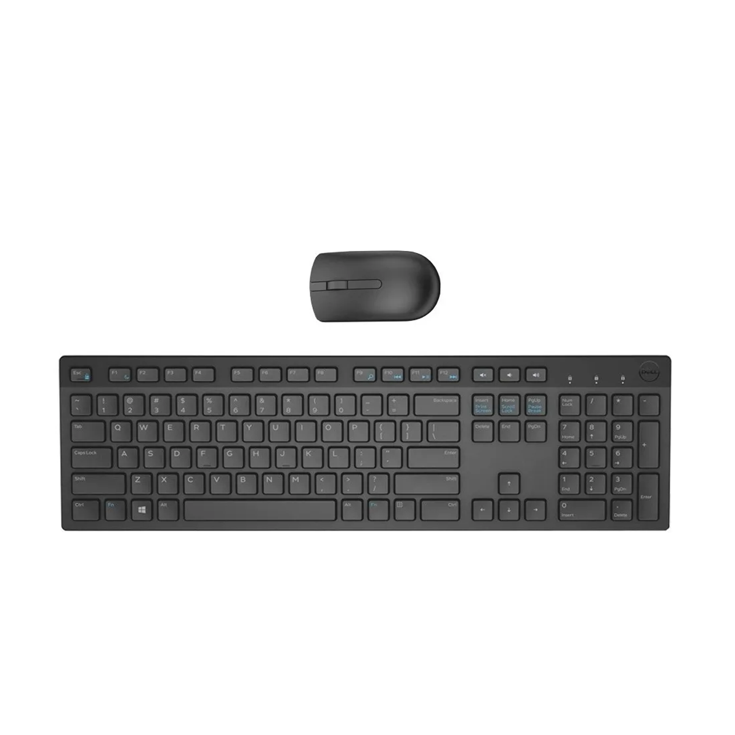 Kit Teclado y Mouse Dell Inalámbrico Negro KM636-0