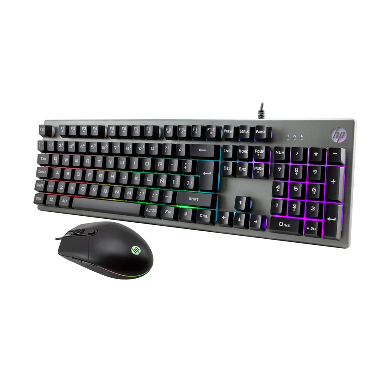 Combo Gamer HP Teclado Mouse KM300F Membrana-0