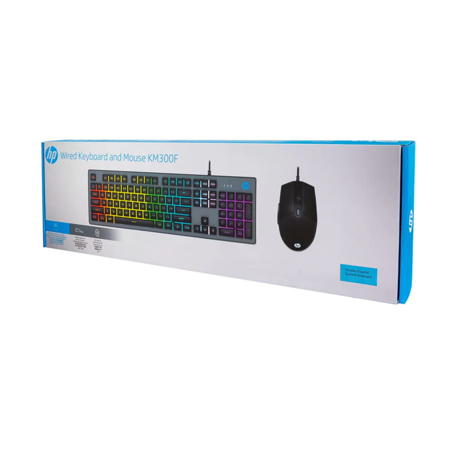 Combo Gamer HP Teclado Mouse KM300F Membrana-2