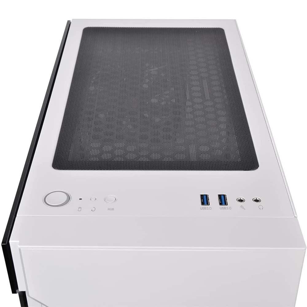 Gabinete Gamer Thermaltake H200 Tg Rgb Blanco Vidrio ATX-2