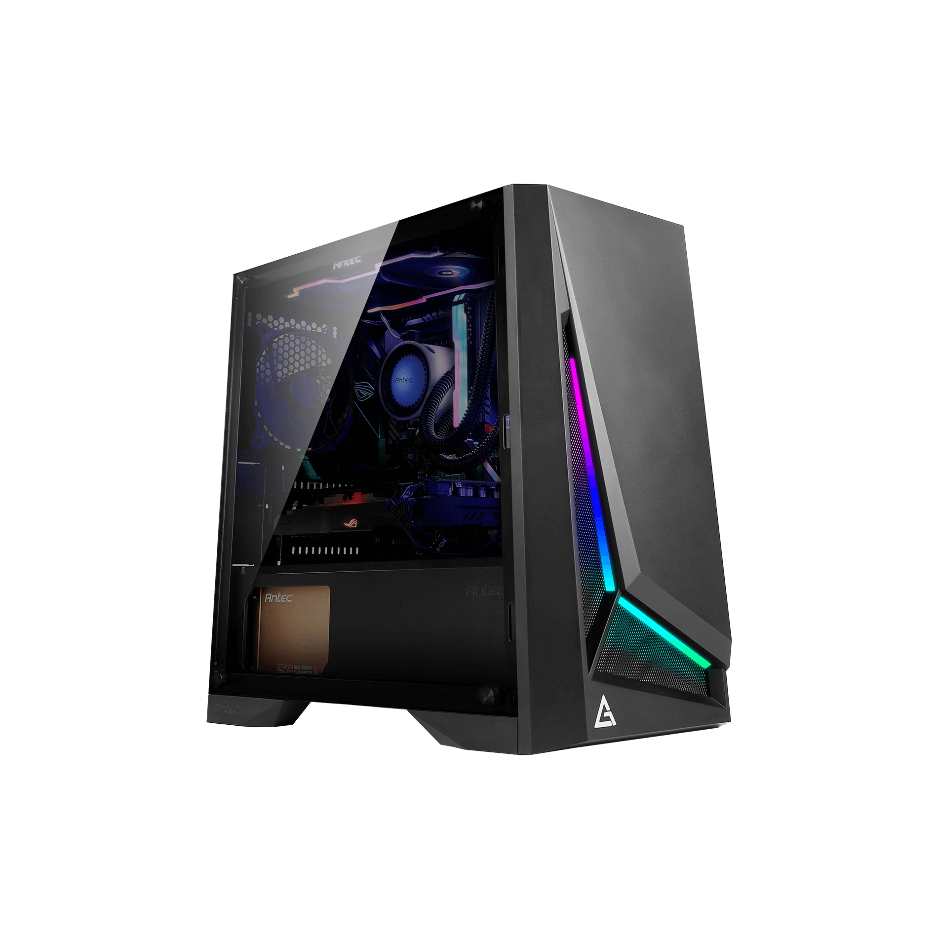 Gabinete Gamer Antec Dark Phantom DP301M Micro ATX-0