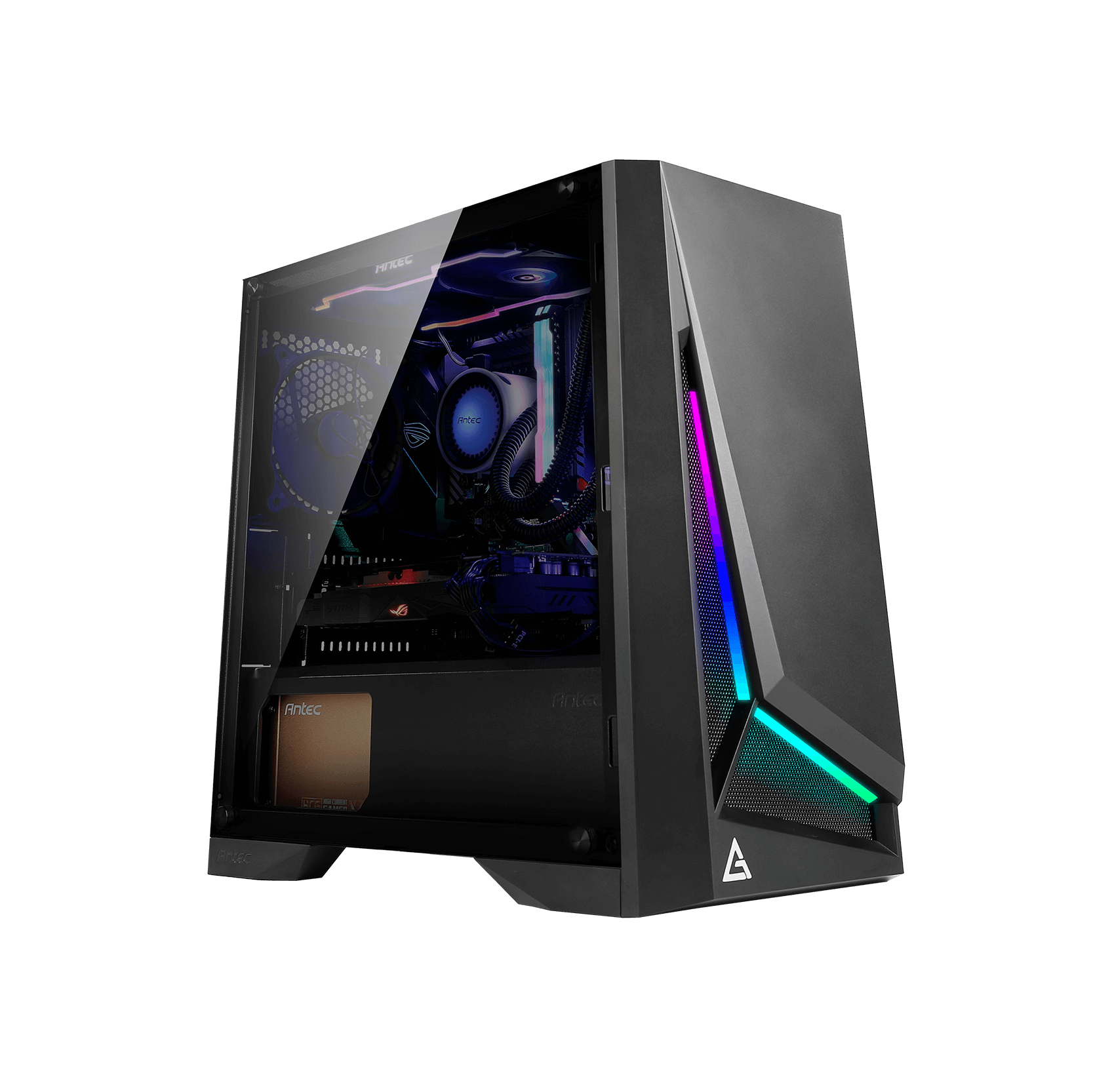 Gabinete Gamer Antec Dark Phantom DP301M Micro ATX-1